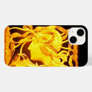 ELEGANTE FRAUENSCHÖNHEIT JEWEL/LADY, BLAUE BOW, BL Case-Mate iPhone HÜLLE