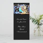 ELEGANTE FRAUENSCHÖNHEIT JEWEL/LADY, BLAUE BOW, BL EINLADUNG (Stehend Vorderseite)