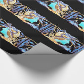 ELEGANTE FRAUENSCHÖNHEIT JEWEL/LADY, BLAUE BOW, BL GESCHENKPAPIER (Ecke)