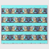 ELEGANTE FRAUENSCHÖNHEIT JEWEL/LADY, BLAUE BOW, BL GESCHENKPAPIER (Flach)