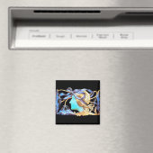 ELEGANTE FRAUENSCHÖNHEIT JEWEL/LADY, BLAUE BOW, BL MAGNET (In Situ (Geschirrspüler))