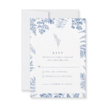 Elegante French Blue Bloom Floral Wedding