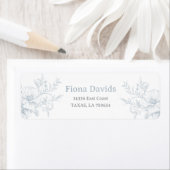 Elegante French Floral Blue Toile Hochzeit (Insitu)