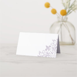 Elegante French Regency Lila Lilie Wedding Platzkarte