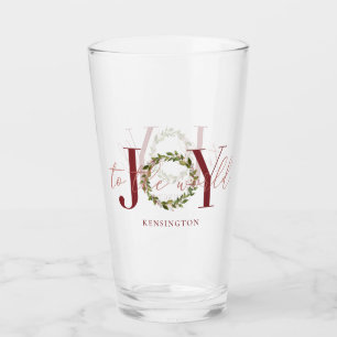 Elegante Freude an der Weihnachtsfeier Glas