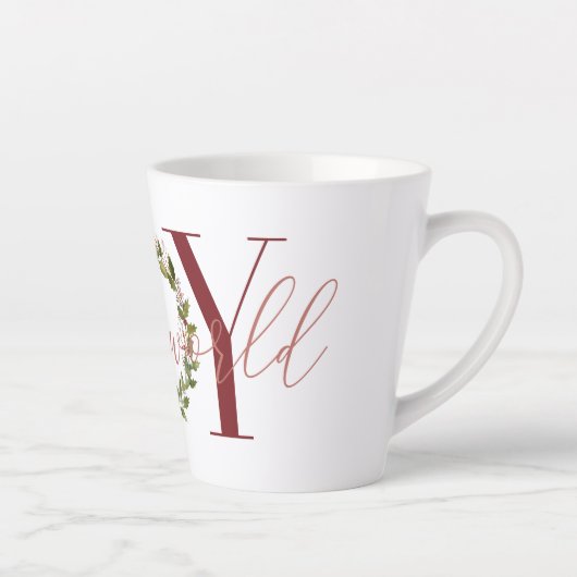 Elegante Freude an der Weihnachtsfeier Milchtasse (Rechts)