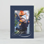 Elegante Freude starrt ein Foto Marine Weihnachten (Stehend Vorderseite)