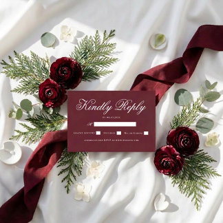 Elegante freundliche Antwort Hochzeitswebsite