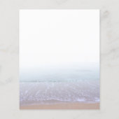 Elegante Friedlich Morning Beach Flyer (Hinten)