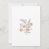 Elegante Frische Pasta machen Brautparty Einladung (Rückseite)