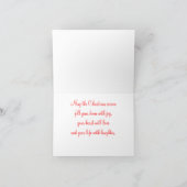 Elegante frohe Weihnachten (Innenseite)