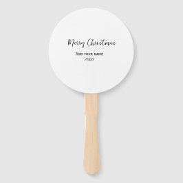 Elegante frohe Weihnachten fügen Text modern einfa Fächer