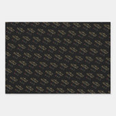 Elegante Frohe Weihnachten Geschenkpapier Set (Vorderseite 3)