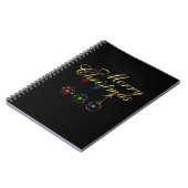 Elegante Frohe Weihnachten Notizblock (Linke Seite)