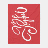 Elegante, fröhliche Urlaubsgestaltung Fleecedecke (Vorderseite)