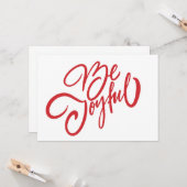 Elegante, fröhliche Urlaubsgestaltung Karte (Vorderseite/Rückseite Beispiel)