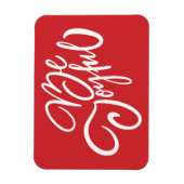 Elegante, fröhliche Urlaubsgestaltung Magnet (Vertikal)