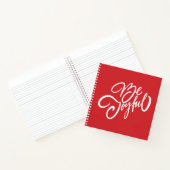 Elegante, fröhliche Urlaubsgestaltung Notizblock (Innenseite)