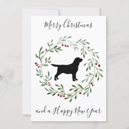 Elegante Frory Christmas Dog Holiday Party Einladung
