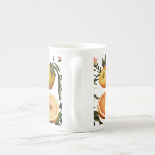 Elegante Fruchtwasser China Tasse (Rückseite)