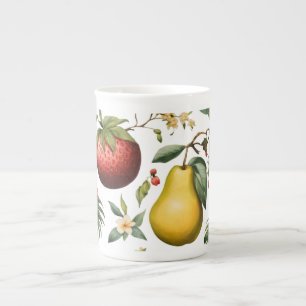 Elegante Fruchtwasser China Tasse