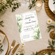 Elegante Frühlings-Zantedeschia-Romanze Hochzeit