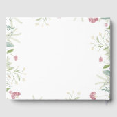 Elegante Frühlingsflorale Foto Beerdigung Gästebuch (Rückseite)