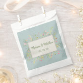 Elegante Frühlingshochzeit der Wildblume Geschenktütchen (Ausgeschnitten)