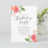 Elegante Frühlingsparty Einladung (Stehend Vorderseite)