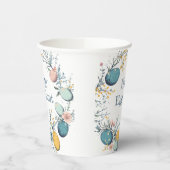 Elegante Frühlingssonne Ostereier Jagd Pappbecher (Links)