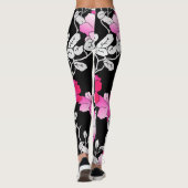 Elegante Fuchsia Pink Leggings (Rückseite)