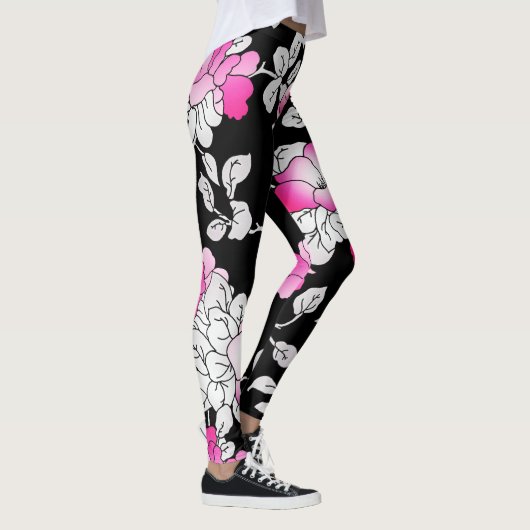 Elegante Fuchsia Pink Leggings (Rechts)