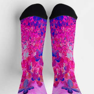 Elegante Fuchsia- und Dunkelblaue Limelight-Horten Socken