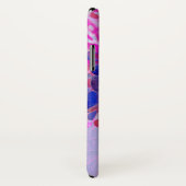 Elegante Fuchsia und dunkelblaue Limelight Hydrang Case-Mate iPhone Hülle (Hinten/Rechts)