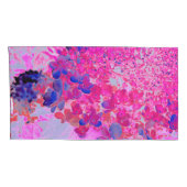 Elegante Fuchsia und dunkelblaue Limelight Hydrang Kissenbezug (Rückseite-Rechts)