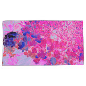 Elegante Fuchsia und dunkelblaue Limelight Hydrang Kissenbezug (Vorderseite-Rechts)