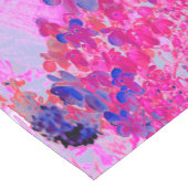 Elegante Fuchsia und dunkelblaue Limelight Hydrang Kurzer Tischläufer (Ecke)