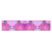 Elegante Fuchsia und dunkelblaue Limelight Hydrang Kurzer Tischläufer (Horizontal)