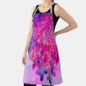 Elegante Fuchsia und dunkelblaue Limelight Hydrang Schürze (InSitu)