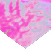 Elegante Fuchsia und dunkelblaue Limelight Hydrang Tischdecke (Schrägansicht)