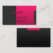 Elegante Führungskraft-Geschäfts-Karten-Schablone Visitenkarte (Vorne/Hinten)