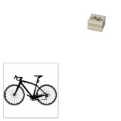 Elegante Fun Retro Bicycle Cool Personal Stationer Gummistempel (Stempel)