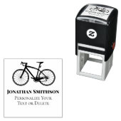 Elegante Fun Retro Bicycle Cool Personal Stationer Permastempel (Beispiel)