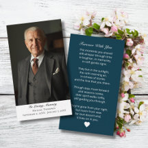 Elegante Funeral Foto Trauer Gedenkgebet
