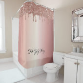 Elegante Funkelnd rosa Duschvorhänge Duschvorhang (Beispiel)