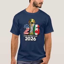 Elegante Fußball-Weltmeisterschaft 2026 T-Shirt