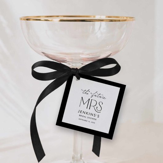 Elegante Future Mrs Brautparty Geschenkanhänger