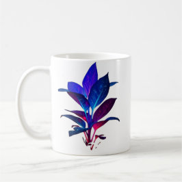 Elegante Galaxie-Blatt-Tasse Kaffeetasse