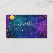 elegante Galaxie Nr. 2 Visitenkarte (Vorderseite)