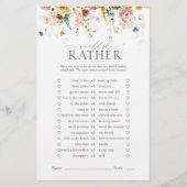 Elegante Garden Blume Blumenspiel Brautparty (Vorderseite)